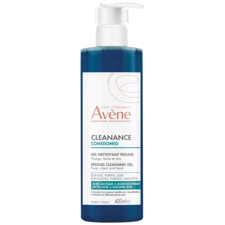 AVENE Cleanance comedomed peelingový čistiaci gél 400 ml