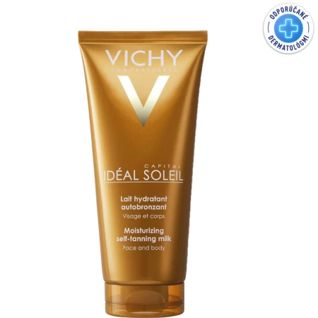 VICHY Capital soleil hydratačné samoopaľovacie mlieko na tvár a telo 100 ml