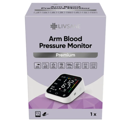 LIVSANE Ramenný monitor krvného tlaku premium 1 ks