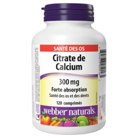 WEBBER NATURALS Calcium citrát 300 mg 120 kapsúl