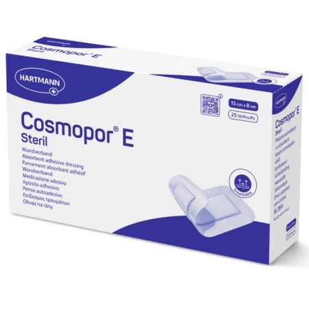 COSMOPOR E Steril 15 cm x 8 cm 25 kusov