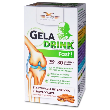 GELADRINK Fast kĺbová výživa 360 kapsúl
