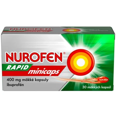 Nurofen Rapid Minicaps 400 mg mäkké kapsuly 30 cps