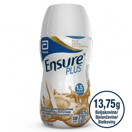 ENSURE Plus kávová príchuť 24 x 220 ml