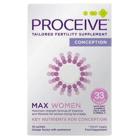 PROCEIVE Conception max women prášok vo vrecúškach pomarančová príchuť 1 x 30 ks