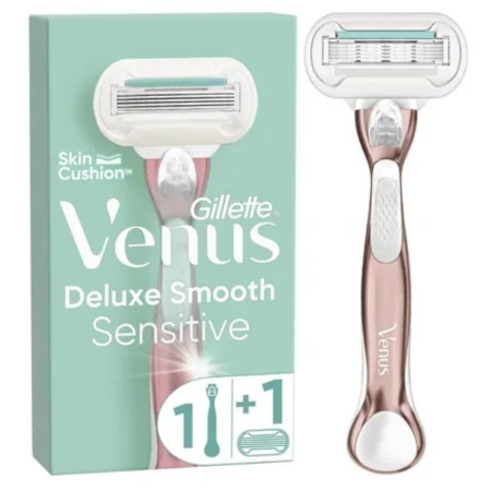 GILLETTE Venus deluxe smooth sensitive rosegold set