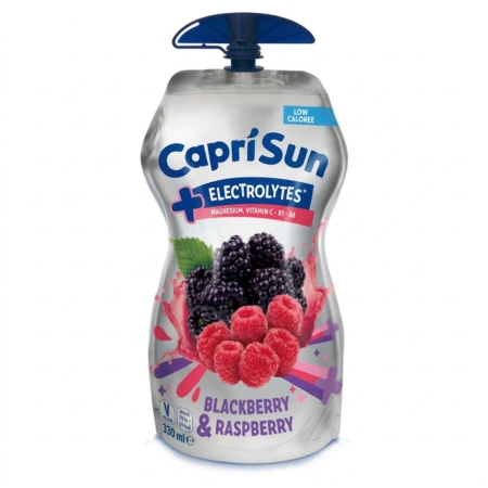 CAPRI-SUN Elektolyty ovocný nápoj s príchuťou černica + malina 330 ml