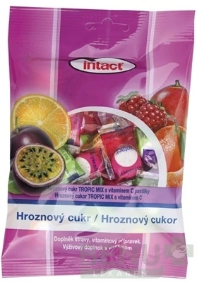 INTACT Hroznový cukor TROPIC MIX 75g