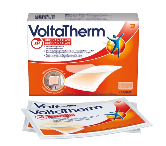 VOLTATHERM Hrejivá náplasť od bolesti chrbta 5 ks