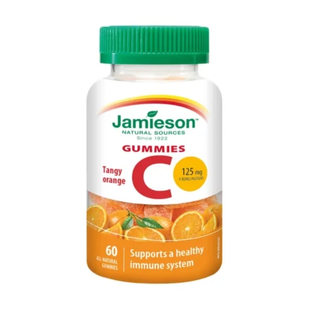 JAMIESON Vitamín C gummies 125 mg s príchuťou pomaranč 60 pastiliek