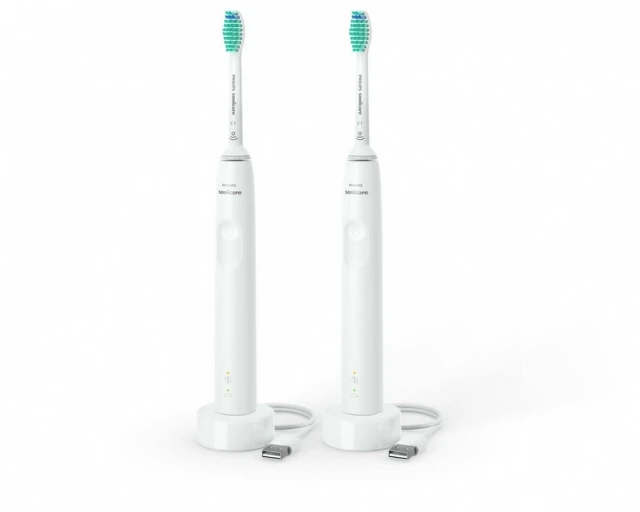 PHILIPS SONICARE 3100 white HX3675/13 2 kusy