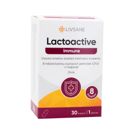 LIVSANE Laktoaktívne kapsuly immune zinok 30 kapsúl