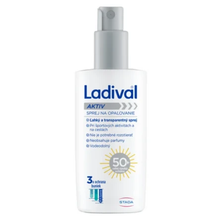 LADIVAL Aktiv SPF50+ transparentný sprej na opaľovanie 150 ml