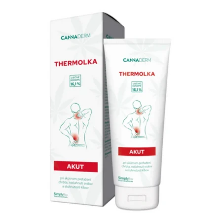 CANNADERM Thermolka akut hrejivá masážna emulzia 125 ml