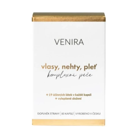 VENIRA Vlasy nechty a pleť 80 kapsúl