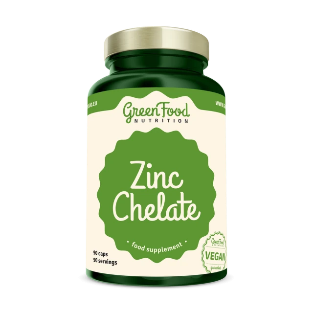 GREENFOOD Zinok chelát 90 kapsúl