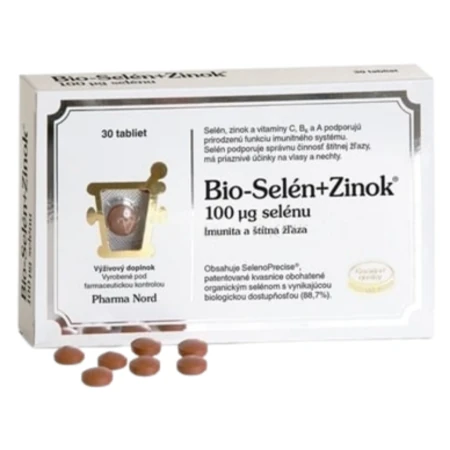 PHARMA NORD Bio selén + zinok 30 tabliet