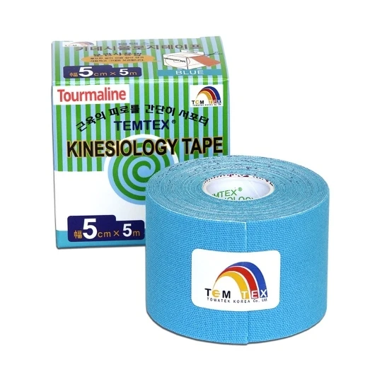 TEMTEX Kinesology tape toumaline modrá 5 cm x 5 m 1 ks