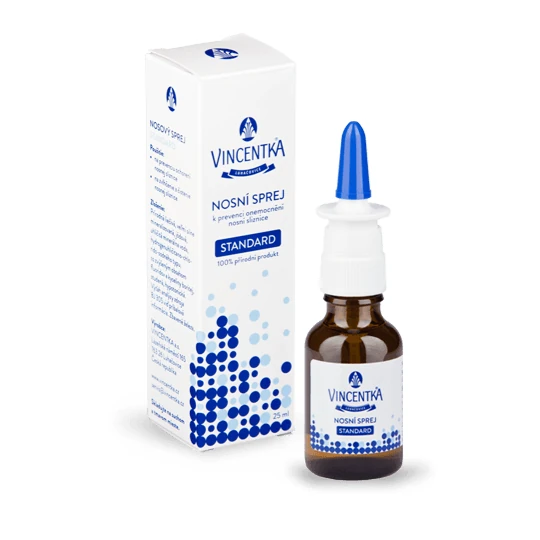 VINCENTKA Nosový sprej štandard 25 ml