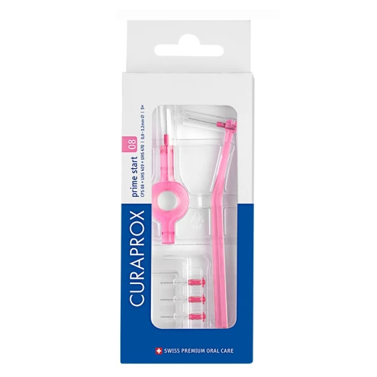 CURAPROX CPS 08 Prime start ružová 1 set