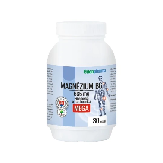 EDENPHARMA Magnezium B6 mega 30 kapsúl