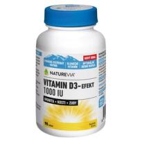 SWISS NATUREVIA Vitamín D3-efekt 1000 I.U. 90 tabliet