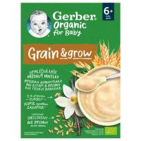 GERBER Organic nemliečna kaša pšenično-ovsená bio príchuť vanilka od ukonč. 6.mesiac 200 g