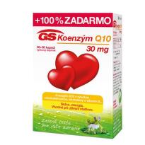 GS Koenzým Q10 30 mg s vitamínom B1 zdarma 30+30 kapsúl
