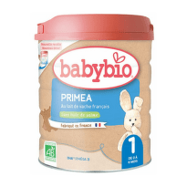BABYBIO Primea 1 počiatočné dojčenské bio mlieko od 0 do 6 mesiacov 800 g
