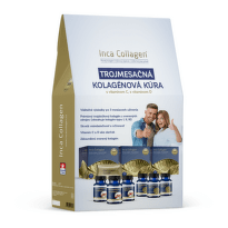 INCA COLLAGEN Trojmesačná kolagénová kúra + vitamín C&D set