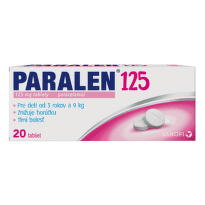 PARALEN 125 mg 20 tabliet