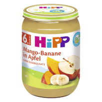 HiPP Príkrm BIO jablká s mangom a banánmi 190 g
