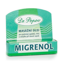 DR. POPOV Migrenol masážny olej roll-on 6 ml