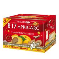 TEREZIA B17 Apricarc s marhuľovým olejom 180 kapsúl
