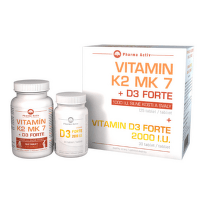 PHARMA ACTIV Vitamín K2 MK 7 + D3 forte 1000 I.U. 125 + 30 tabliet