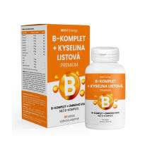 MOVIT B-komplet + kyselina listová premium 90 tabliet