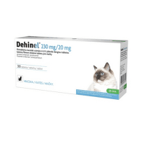 DEHINEL 230 mg/20 mg pre mačky 30 tabliet