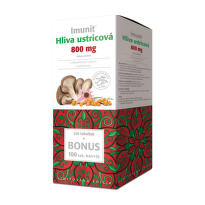 IMUNIT Hliva ustricová 800 mg s rakytníkom a echinaceou 100 kapsúl + 100 ZADARMO+ darček vitamín C u 1 set