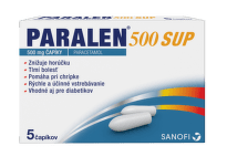 PARALEN 500 SUP 5 čapíkov