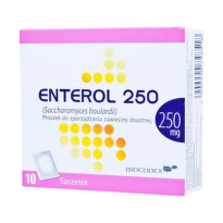 ENTEROL 250 mg prášok na perorálnu suspenziu 10 vreciek