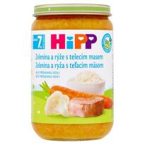 HiPP Príkrm zelenina, teľacie mäso a ryža 220 g