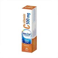 REVITAL Vitamín C 500 mg 20 šumivých tabliet