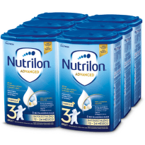 NUTRILON Advanced 3 vanilla batoľacia mliečna výživa v prášku 12-24 mesiacov 6x800 g