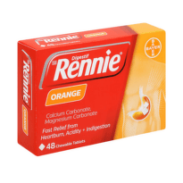 RENNIE S príchuťou pomaranča 680 mg/80 mg 48 tabliet