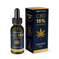 MOVIT CBD 15% full spectrum konopný olej 10 ml