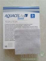 AQUACEL Ag+ Extra krytie na rany 10x10 cm, 1x10 ks 10ks