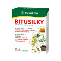 BIOMEDICA Bitusilky bylinné pastilky 15+2 17 ks