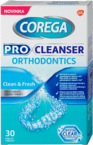 COREGA Pro cleanser orthodontics čistiace tablety 30 ks