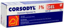 CORSODYL 1% zubný gél 50 g