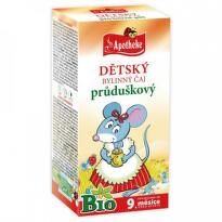 APOTHEKE BIO Detský bylinný čaj prieduškový 20 x 1,5 g